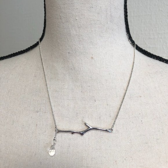 Silver branch necklace - Picture 1 of 3